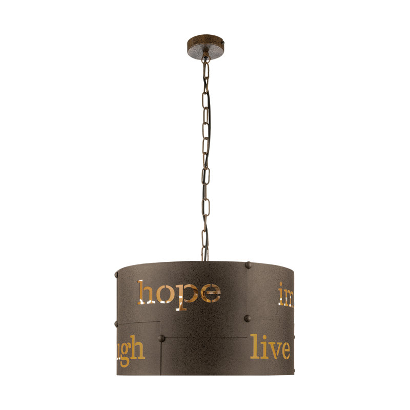 Brayden Studio Trommel-Pendelleuchte 3-flammig Hollenbeck | Wayfair.de